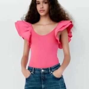 Zara Pink Bodysuit